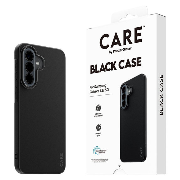Etui TPU do Samsung A37, Czarny, CARE
