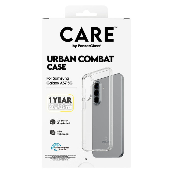 Etui Urban Combat do Samsung Galaxy A57, Przezroczyste, PanzerGlass