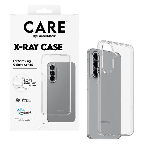 Etui X-Ray do Samsung Galaxy A57, Przezroczyste, PanzerGlass