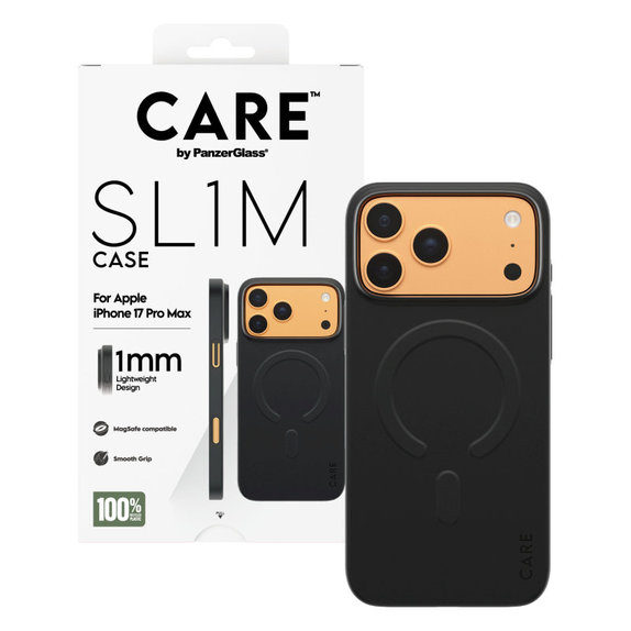 Etui SL1M do iPhone 17 Pro Max, Czarny, PanzerGlass