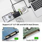 Adapter USB 3.0 na SATA / IDE do dysków HDD/SSD 2.5" i 3.5" oraz napędów optycznych