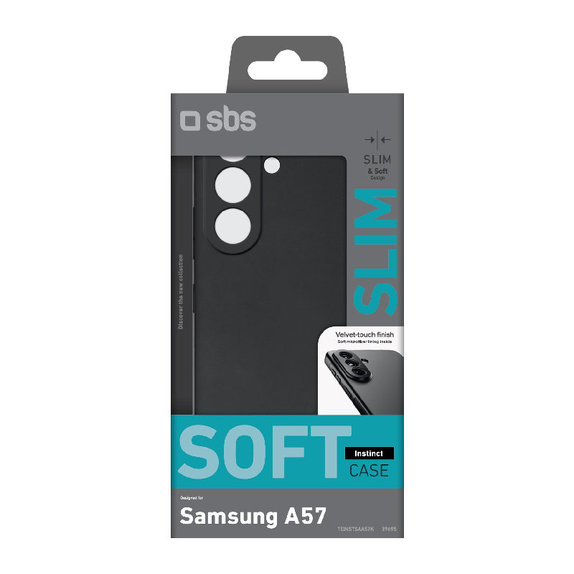 Etui do Samsung Galaxy A57, Instinct, Czarny, Black, SBS
