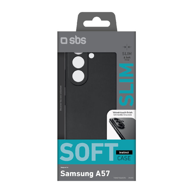 Etui do Samsung Galaxy A57, Instinct, Czarny, Black, SBS