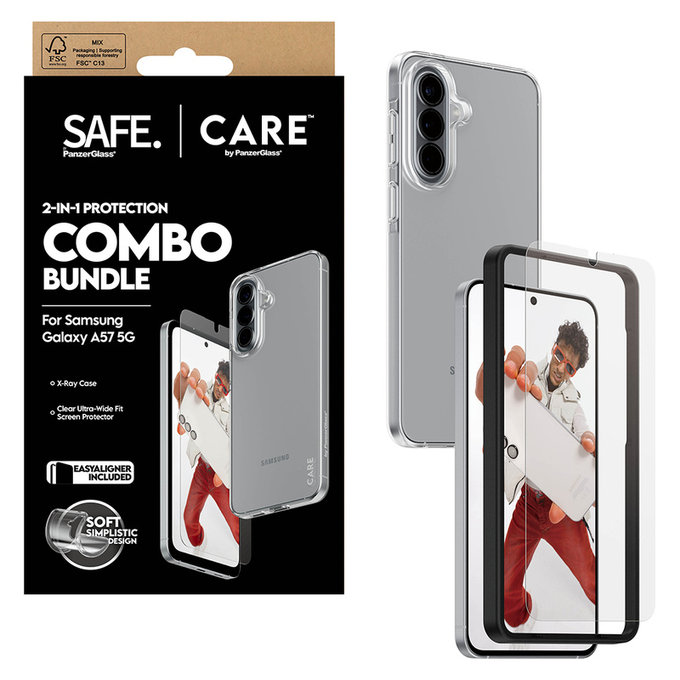 Bundle 2w1 do Samsung Galaxy A57, PanzerGlass