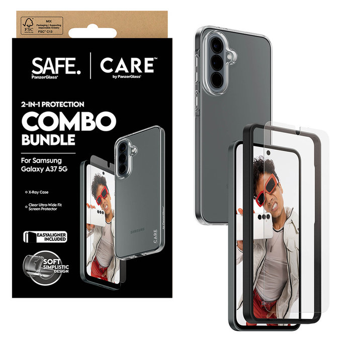 Bundle 2w1 do Samsung Galaxy A37, PanzerGlass