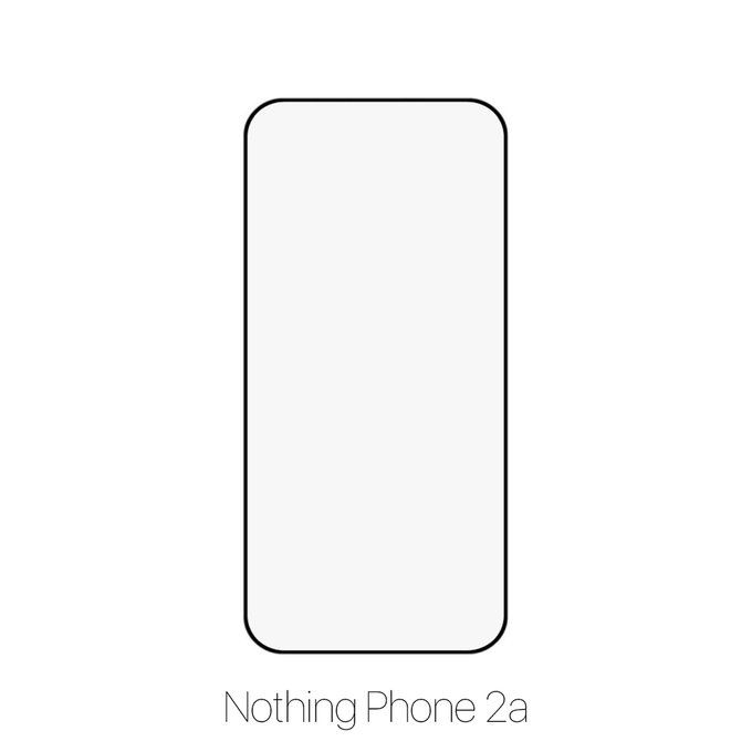 Szkło hartowane FullCover do Nothing Phone (2a), FixPremium