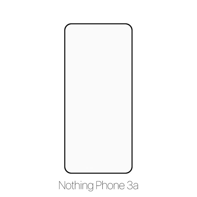Szkło hartowane FullCover do Nothing Phone (3a), FixPremium