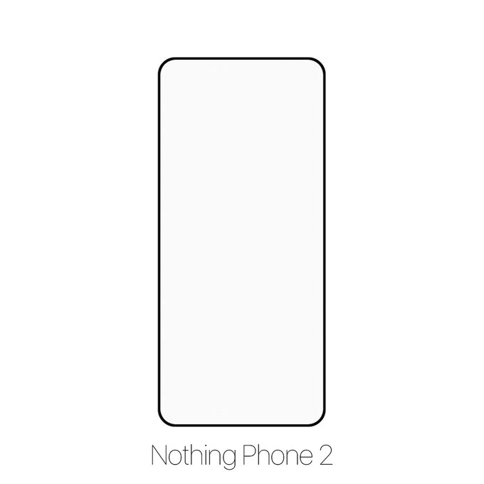 Szkło hartowane FullCover do Nothing Phone 2, FixPremium