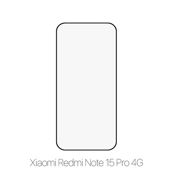 Szkło hartowane FullCover do Xiaomi Redmi Note 15 Pro 4G, FixPremium