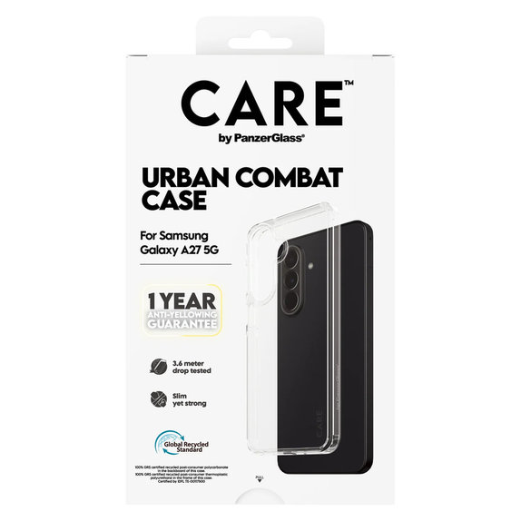 Etui Urban Combat do Samsung Galaxy A27, Przezroczyste, PanzerGlass