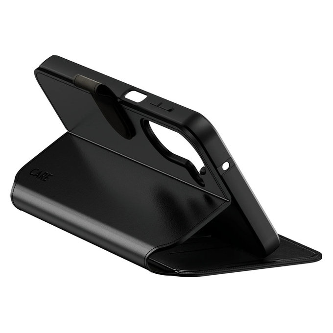 Etui Wallet Kickstand do Samsung Galaxy A27, Czarne, PanzerGlass