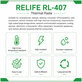 Silikonowa pasta termoprzewodząca Relife RL-407, 6 W/mK, 20g, różowa
