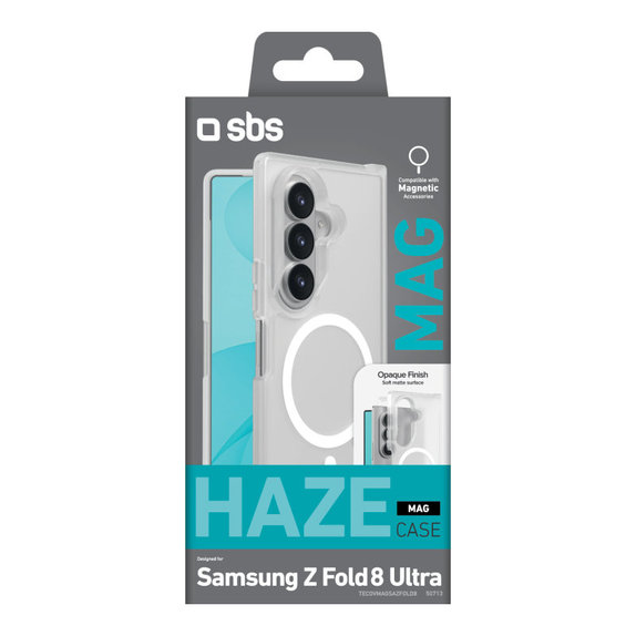 Etui Haze Mag do Samsung Galaxy Z Fold8 Ultra, Przezroczyste, SBS