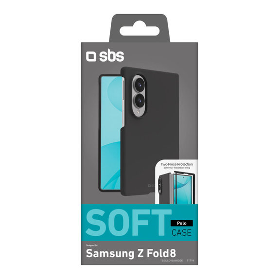 Etui Instinct do Samsung Galaxy Z Fold8, Czarne, SBS