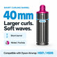Krótka końcówka do loków do Dyson Airwrap HS01, HS05, 40 mm, Nickel / Fuchsia