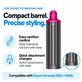 Krótka końcówka do loków do Dyson Airwrap HS01, HS05, 40 mm, Nickel / Fuchsia