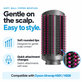 Miękka szczotka wygładzająca do Dyson Airwrap HS01, HS05, Iron / Fuchsia