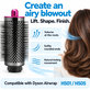 Duża okrągła szczotka zwiększająca objętość do Dyson Airwrap HS01, HS05, Iron / Fuchsia