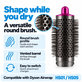 Średnia okrągła szczotka zwiększająca objętość do Dyson Airwrap HS01, HS05, Iron / Fuchsia