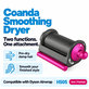 Końcówka Coanda do wygładzania i suszenia do Dyson Airwrap HS05, Iron / Fuchsia