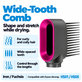 Grzebień z szerokimi zębami do Dyson Airwrap HS01, HS05, Iron / Fuchsia