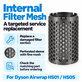 Wewnętrzna siatka filtra do Dyson Airwrap HS01, HS05