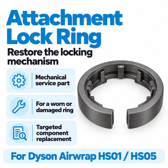 Pierścień blokujący końcówkę do Dyson Airwrap HS01, HS05