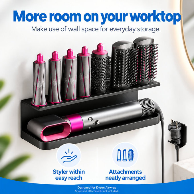 Uchwyt ścienny do Dyson Airwrap
