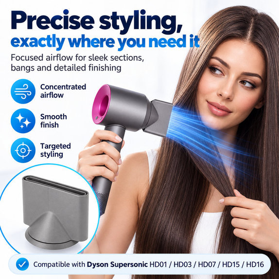 Koncentrator do stylizacji do Dyson Supersonic HD01, HD03, HD07, HD15, HD16