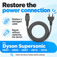 Przewód zasilający do Dyson Supersonic HD01, HD03, HD07, HD15, HD16