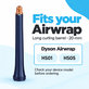 Długa końcówka do loków do Dyson Airwrap HS01, HS05, 20 mm, Prussian Blue / Rich Copper