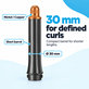 Krótka końcówka do loków do Dyson Airwrap HS01, HS05, 30 mm, Nickel / Copper