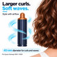 Krótka końcówka do loków do Dyson Airwrap HS01, HS05, 40 mm, Prussian Blue / Rich Copper