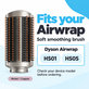 Miękka szczotka wygładzająca do Dyson Airwrap HS01, HS05, Nickel / Copper
