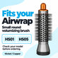 Mała okrągła szczotka zwiększająca objętość do Dyson Airwrap HS01, HS05, Nickel / Copper