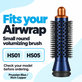Mała okrągła szczotka zwiększająca objętość do Dyson Airwrap HS01, HS05, Prussian Blue / Rich Copper