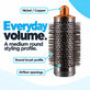 Średnia okrągła szczotka zwiększająca objętość do Dyson Airwrap HS01, HS05, Nickel / Copper