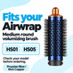 Średnia okrągła szczotka zwiększająca objętość do Dyson Airwrap HS01, HS05, Prussian Blue / Rich Copper