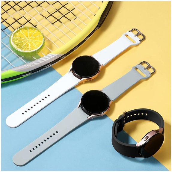 Pasek Iconband do Samsung Watch 4 / 5 / 5 Pro / 6 / 7 / FE, czarna, Tech-Protect