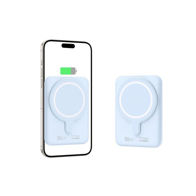 Powerbank PB10 Lifemag MagSafe 5000mAh, niebieska, Tech-Protect