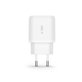 Ładowarka sieciowa C20W 2-PORT PD 20W / QC3.0 + USB-C Cable, biała, Tech-Protect
