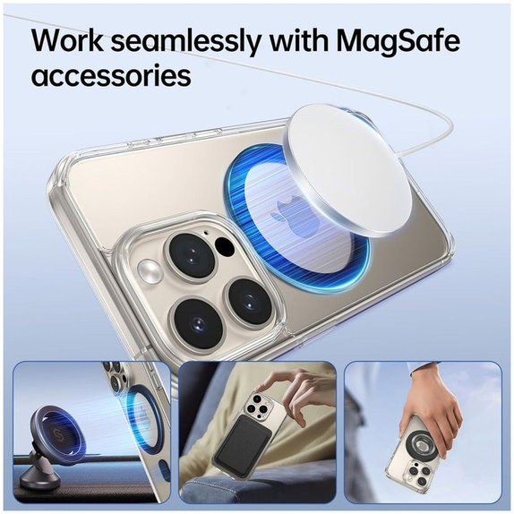 Magnetyczny pierścień MagSafe MagMat MagSafe, czarna, Tech-Protect