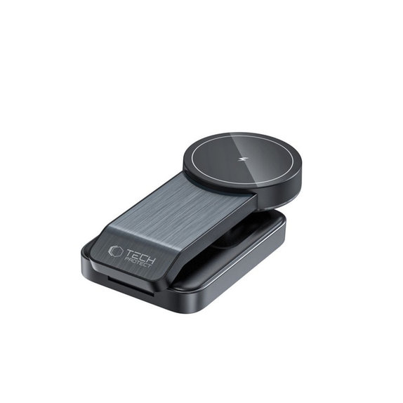 Ładowarka bezprzewodowa QI15W-A28 3IN1 Magnetic MagSafe, czarna, Tech-Protect