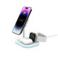 Ładowarka bezprzewodowa QI15W-A27 3IN1 Magnetic MagSafe, biała, Tech-Protect