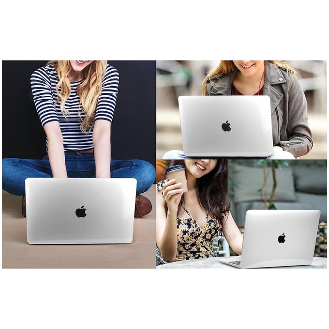 Etui Smartshell do MacBook Air 15 M2-M5 2023-2026, Crystal Clear, Tech-Protect