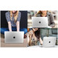 Etui Smartshell do MacBook Air 15 M2-M5 2023-2026, Crystal Clear, Tech-Protect