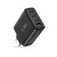Ładowarka sieciowa NC100W-GAN 4-PORT PD 100W / QC3.0, czarna, Tech-Protect