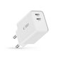 Ładowarka sieciowa C35W 2-PORT PD 35W, biała, Tech-Protect