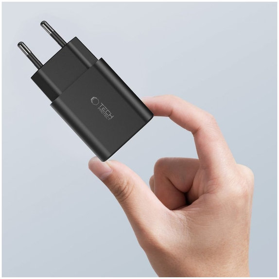 Ładowarka sieciowa C35W 2-PORT PD 35W + USB-C Cable, biała, Tech-Protect