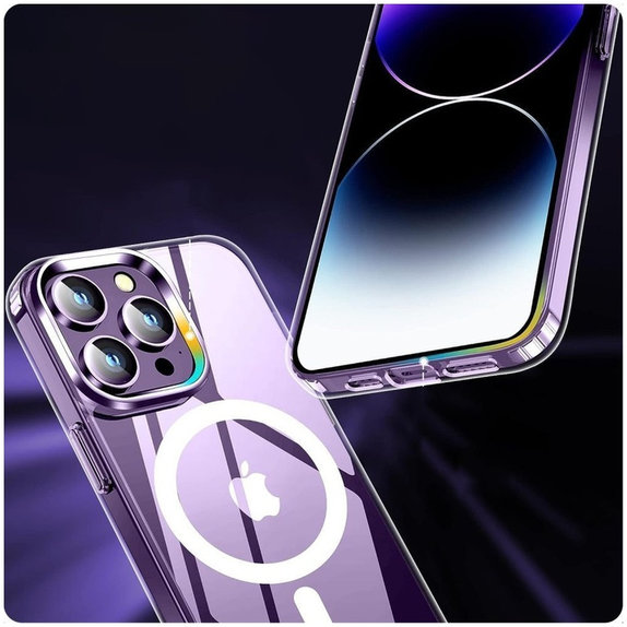 Etui FlexAir Hybrid MagSafe do Samsung S24, przezroczysta, Tech-Protect